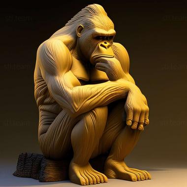 3D model Notogomphus gorilla (STL)